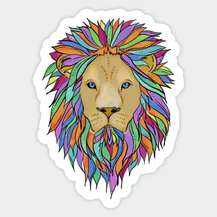 Lion face Sticker